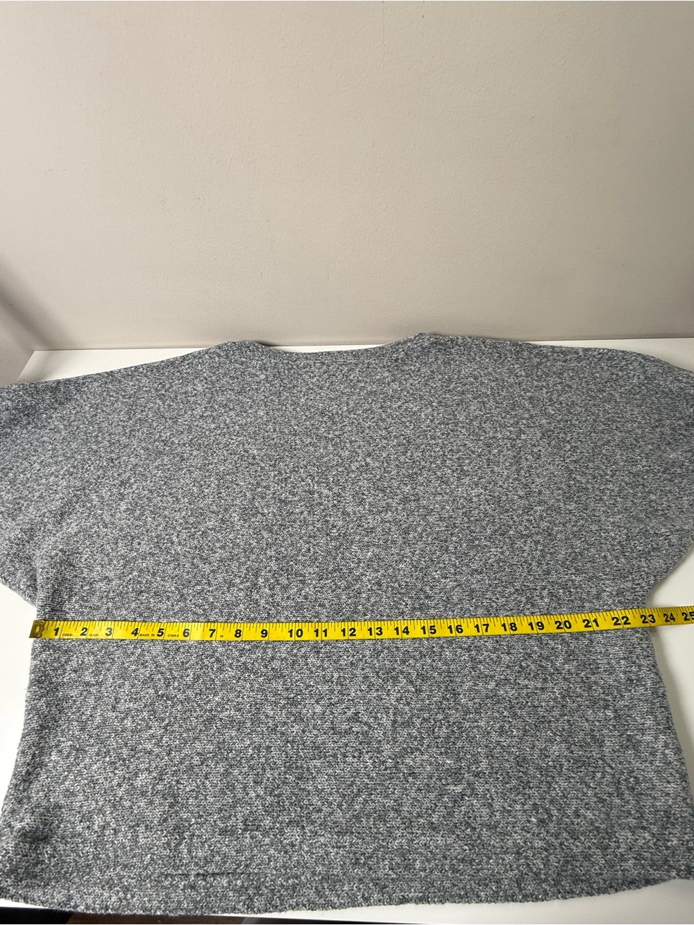 Lauren Ralph Lauren | Marled Knit Dolman Sleeve Sweater | Gray | Size XXL - Picture 8 of 10